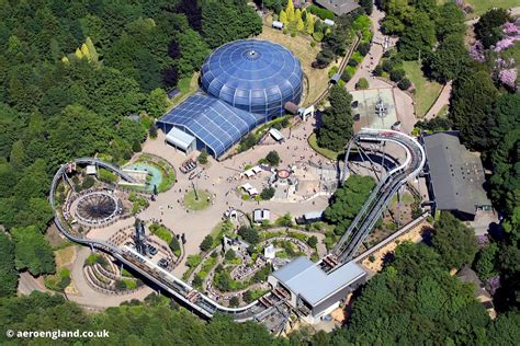 aeroengland | aerial photograph of the Alton Towers Staffordshire ...