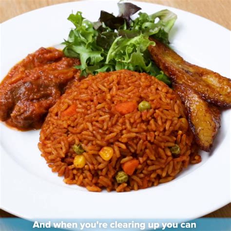 Ghanaian Jollof Rice By Tei Hammond Recipe by Tasty | Recipe | African ...