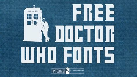 Doctor Who Font Free Download