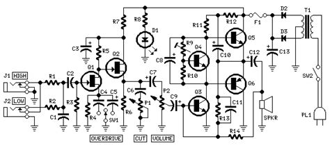 Guitar Amplifier Circuit