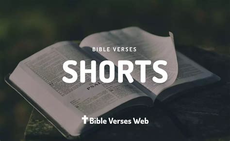 61 Short Bible Verses to Memorize | King James Version