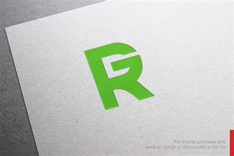 Abstract Letter R G Logo | Creative Logo Templates ~ Creative Market