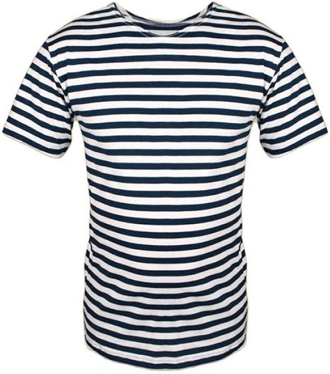 Russian Navy Blue Genuine Striped Sailor T-Shirt Top Naval | Amazon.com