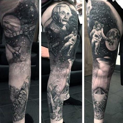 100 Astronaut Tattoo Designs For Men - Spaceflight Ideas | Astronaut ...