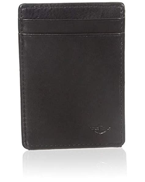 Dockers Slim Money Clip Wallet,black,one Size for Men | Lyst