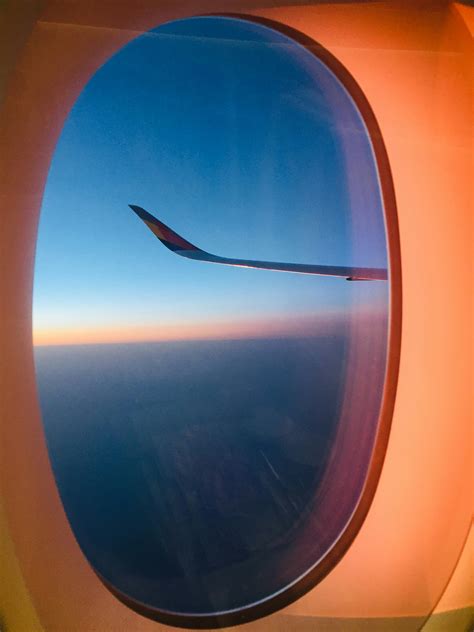 Airplane Window View Wallpaper