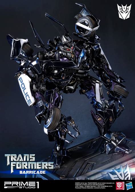 Prime 1 Studio Transformers Film 2007 Barricade Statue Gallery ...