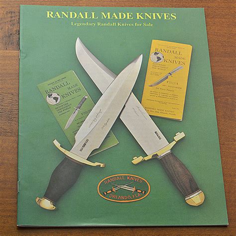 Randall Made Knives Rhett Stidham Green Sale Catalog – Nordic Knives