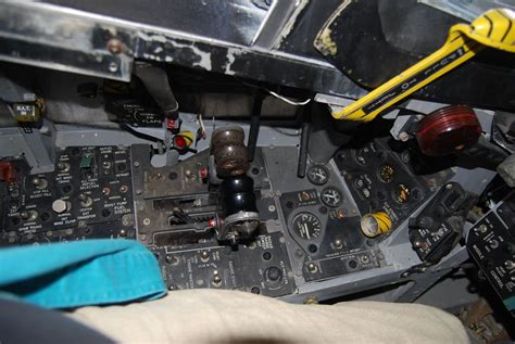 McDonnell-Douglas F4 Phantom II cockpit trainer, left console ...