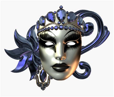 Transparent Mardi Gras Mask Clipart - Clipart Masquerade Masks ...