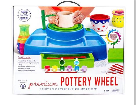 Premium Pottery Wheel Set Kids Pottery Set - Etsy