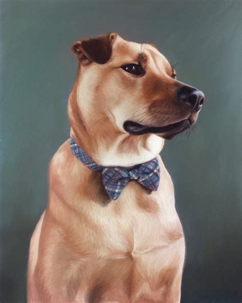 CUSTOM PET PORTRAIT - Oil Painting - Commissioned Painting - Dog ...