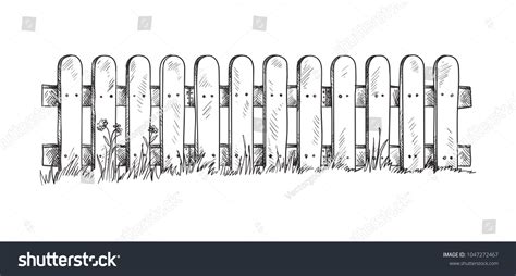 57,775 Fence Drawing Images, Stock Photos & Vectors | Shutterstock