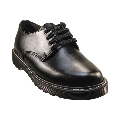 Buccaneer Boy's Genuine Leather School Shoes - Black | Shop Today. Get ...