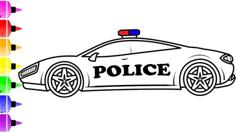 How To Draw A Police Car at Drawing Tutorials