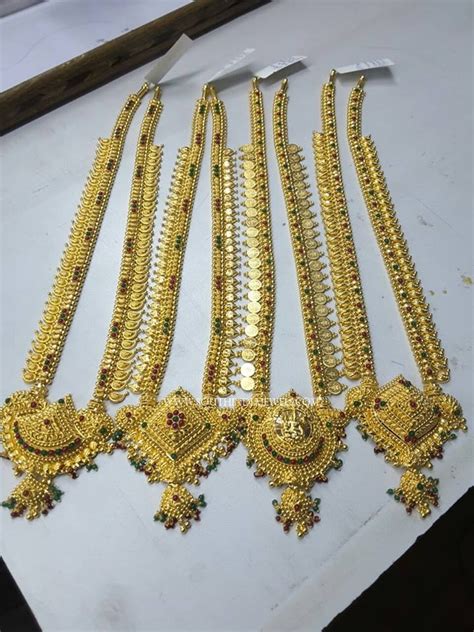 Latest Gold Haram Designs 2017 ~ South India Jewels