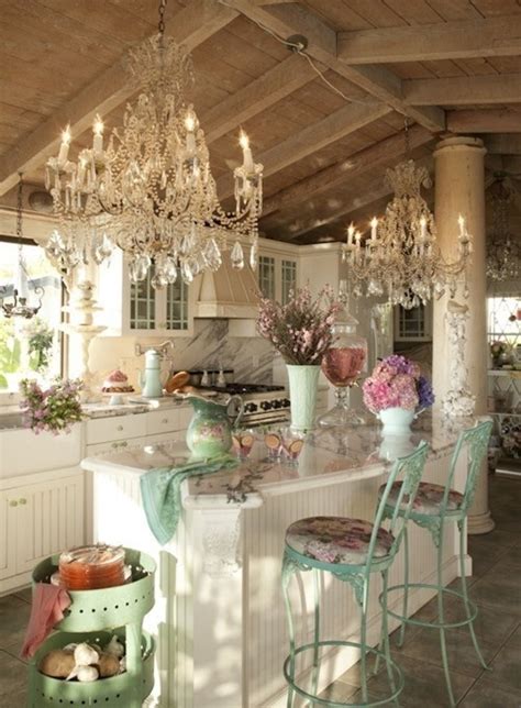 25 CHARMING SHABBY CHIC STYLE KITCHEN DESIGNS - Godfather Style