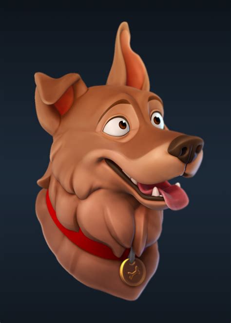 ArtStation - Dog, Marion VOLPE | Character design, Character ...