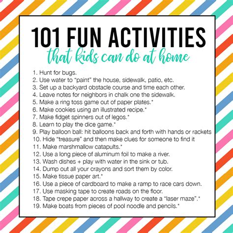 Fun Things To Do With Kindergarteners