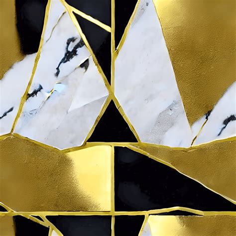 Beautiful Marble Gold White Black Pattern · Creative Fabrica