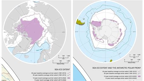 Dramatic changes to polar ice caps revealed on new map of Arctic and ...