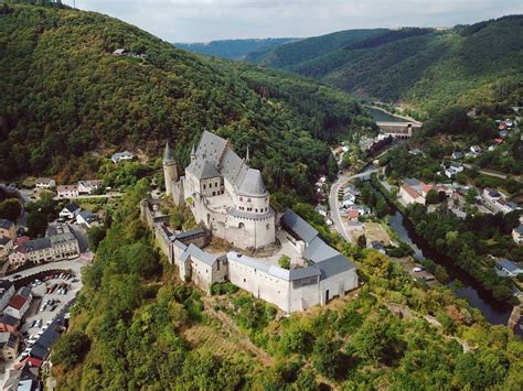 Château de Vianden, Luxembourg : drones