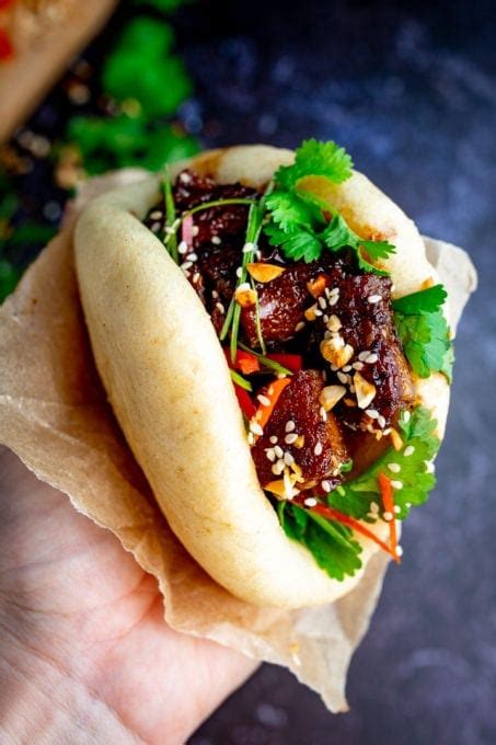 Gua Bao (Pork Belly Bao Buns) - Nicky's Kitchen Sanctuary