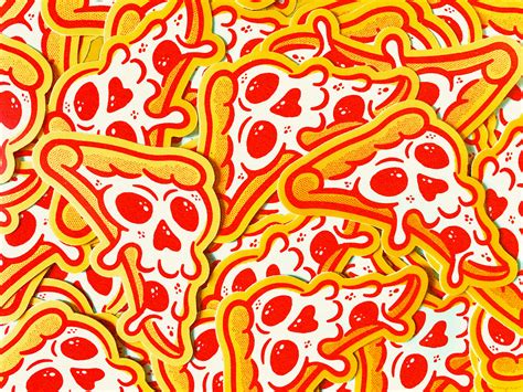 Pizza Stickers! by Jerad Nun on Dribbble