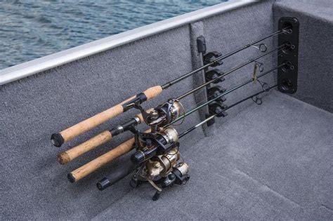 Port side rod holders w/organizer for 4 rods to 7' (2.13 m) http://www ...