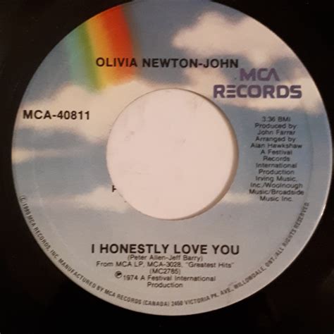 Olivia Newton-John – I Honestly Love You (1977, Vinyl) - Discogs