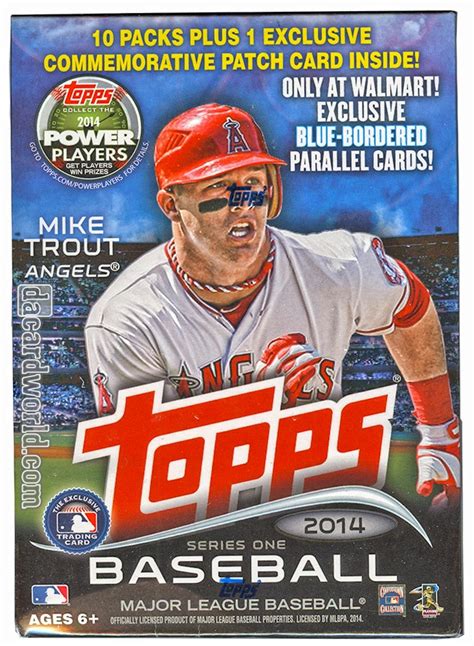 2014 Topps Series 1 Baseball 10-Pack Box (PLUS One Patch Card!) | DA ...