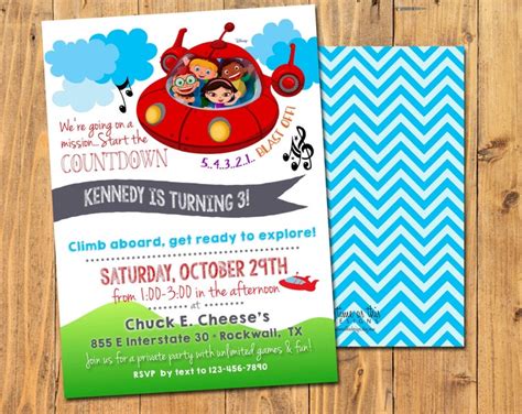 LITTLE EINSTEINS INVITATIONS Little Einsteins Birthday Invites - Etsy