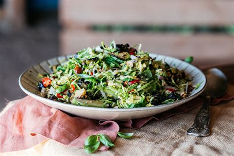 Raw and Grilled Brussel Sprout Salad with Apple, Lime and Hazelnuts ...