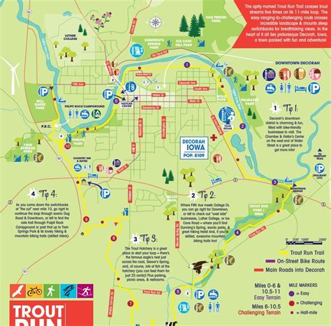 Trout Run Trail: Iowa Tourism Map, Travel Guide, Things to Do: Travel ...