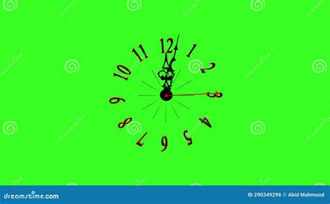 Clock Premium Quality Green Screen 4k Bacgrounds Stock Footage - Video ...