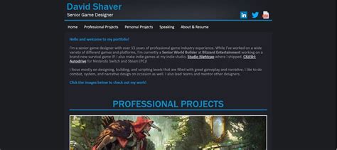 13 Game Design Portfolios Examples [That Help You Get Hired] - Alvaro ...