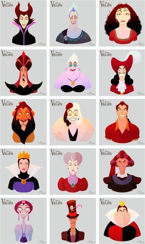 Disney Villains | Disney villains, Disney princess movies, Disney ...