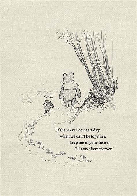 I'll Stay There Forever Winnie the Pooh Quotes Classic - Etsy