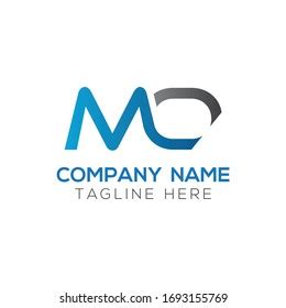 Initial Mo Letter Logo Design Vector Stock Vector (Royalty Free) 1693155769