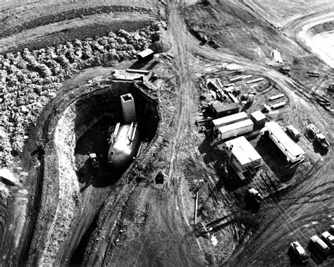 Launch Control Facility under construction at Malmstrom AFB, between ...