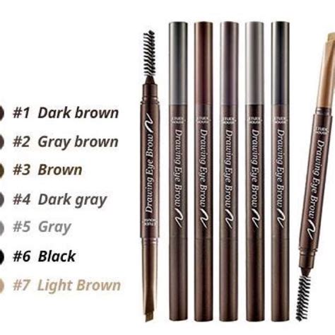 Etude House Drawing Eyebrow Pencil Swatches - Etude House Drawing Eye ...