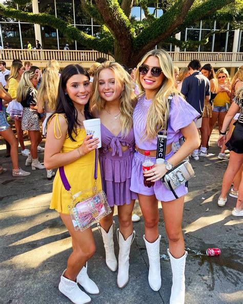 College game day outfits, lsu game day outfit ideas in 2023 | College ...