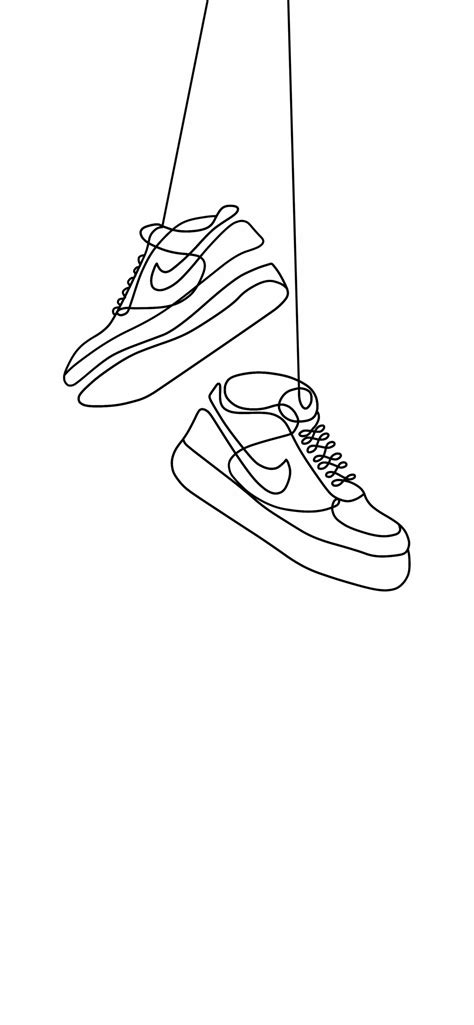 Nike Sneakers White Minimalist Wallpapers - Sneakers Wallpaper