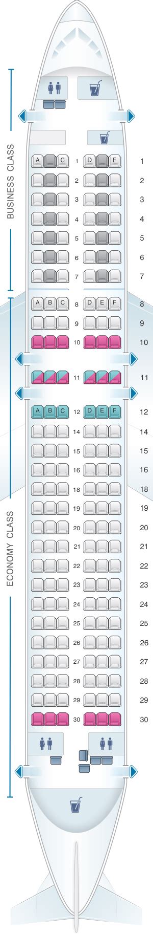 Seat Map Lufthansa Airbus A320 | SeatMaestro