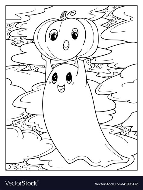 Boo Halloween Coloring Pages