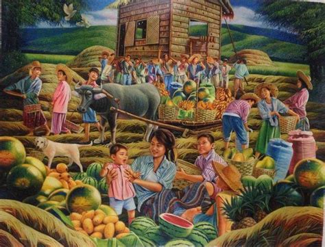 Dante Hipolito : Bayanihan | Philippine art, Filipino art, Philippines ...