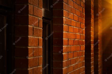 Free Photo | Corner of brick wall