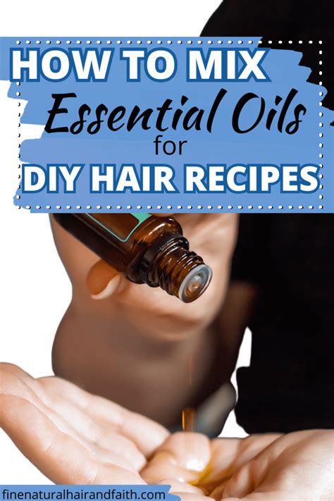 Simple DIY Essential Oils Recipes for Hair Growth