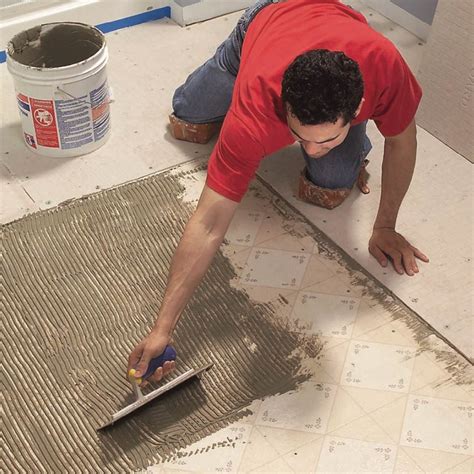 How to Tile a Bathroom Floor | Ceramic floor tiles, Ceramic tile ...