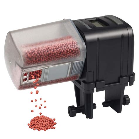 IREENUO Automatic Fish Food Feeder, Fish Tank Food Dispenser with LCD ...